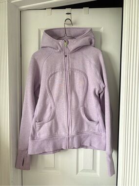 Women’s Lululemon Lilac Scuba Zip-Up Hoodie